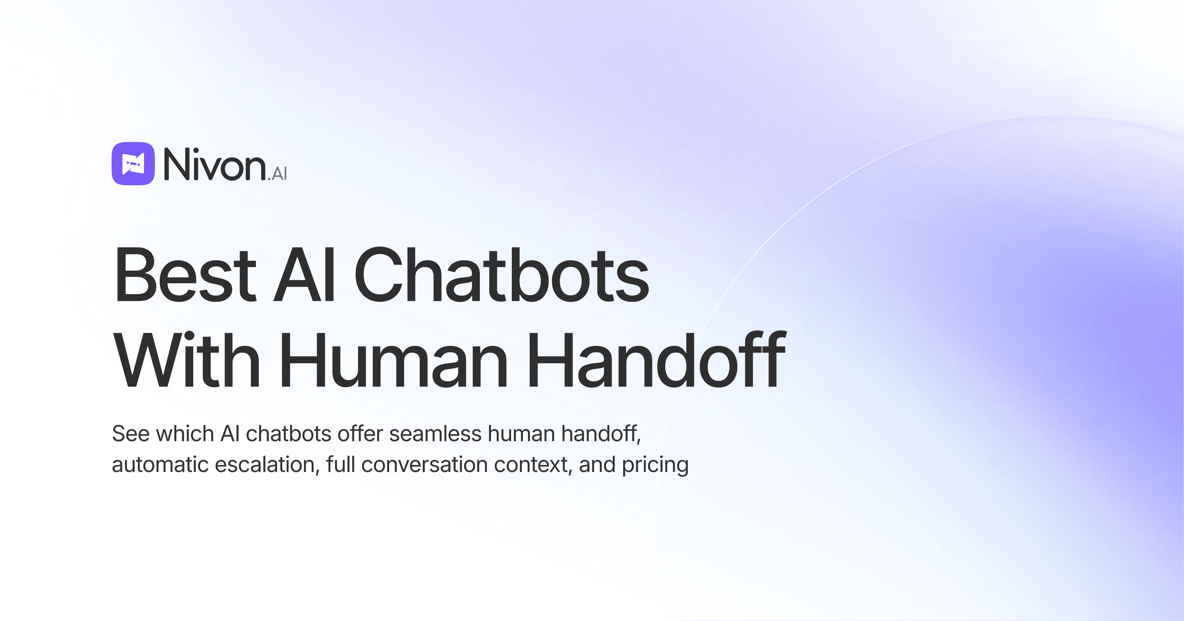 9 Best AI Chatbots With Human Handoff (2026)